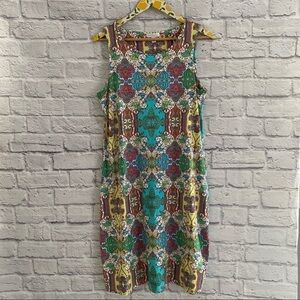 Charter Club Women's Multicolor Nylon Dress Size Large